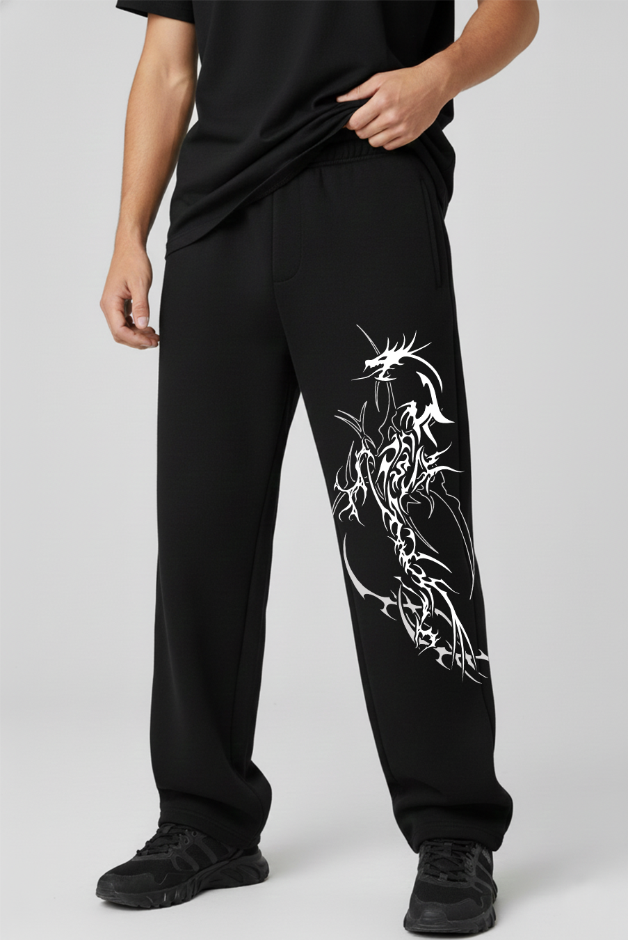 DRAGON DRIP BAGGY PANTS