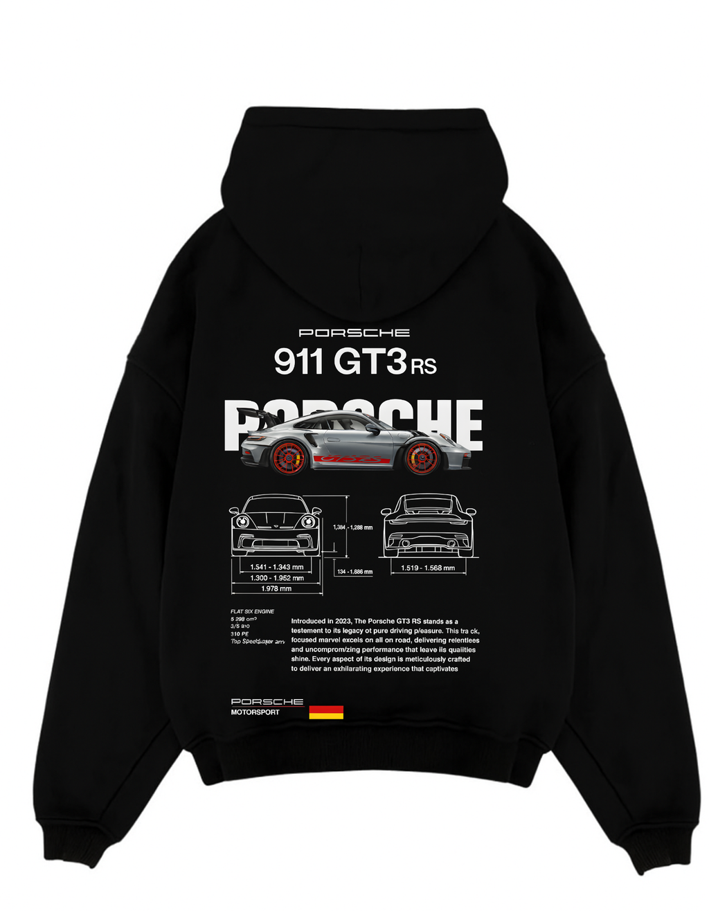 Porsche Oversized Hoodie