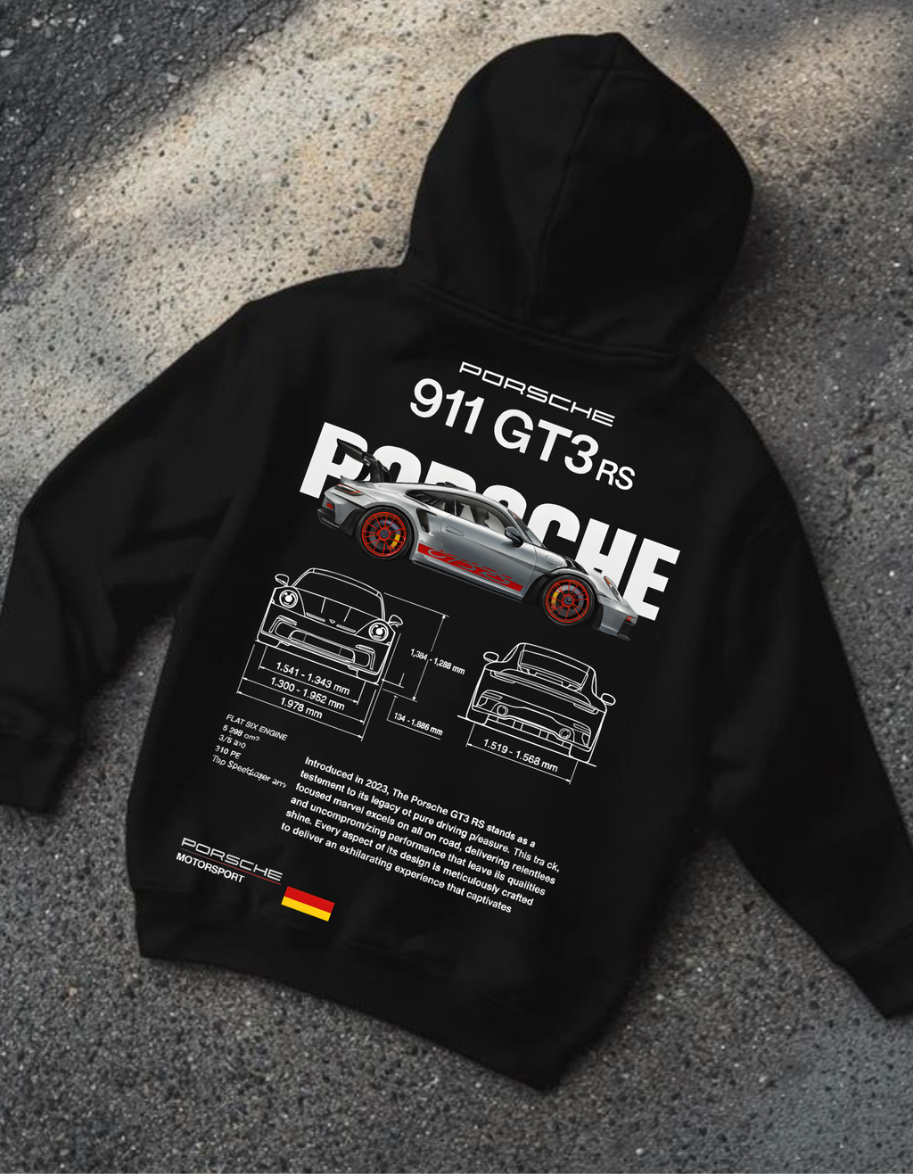 Porsche Oversized Hoodie