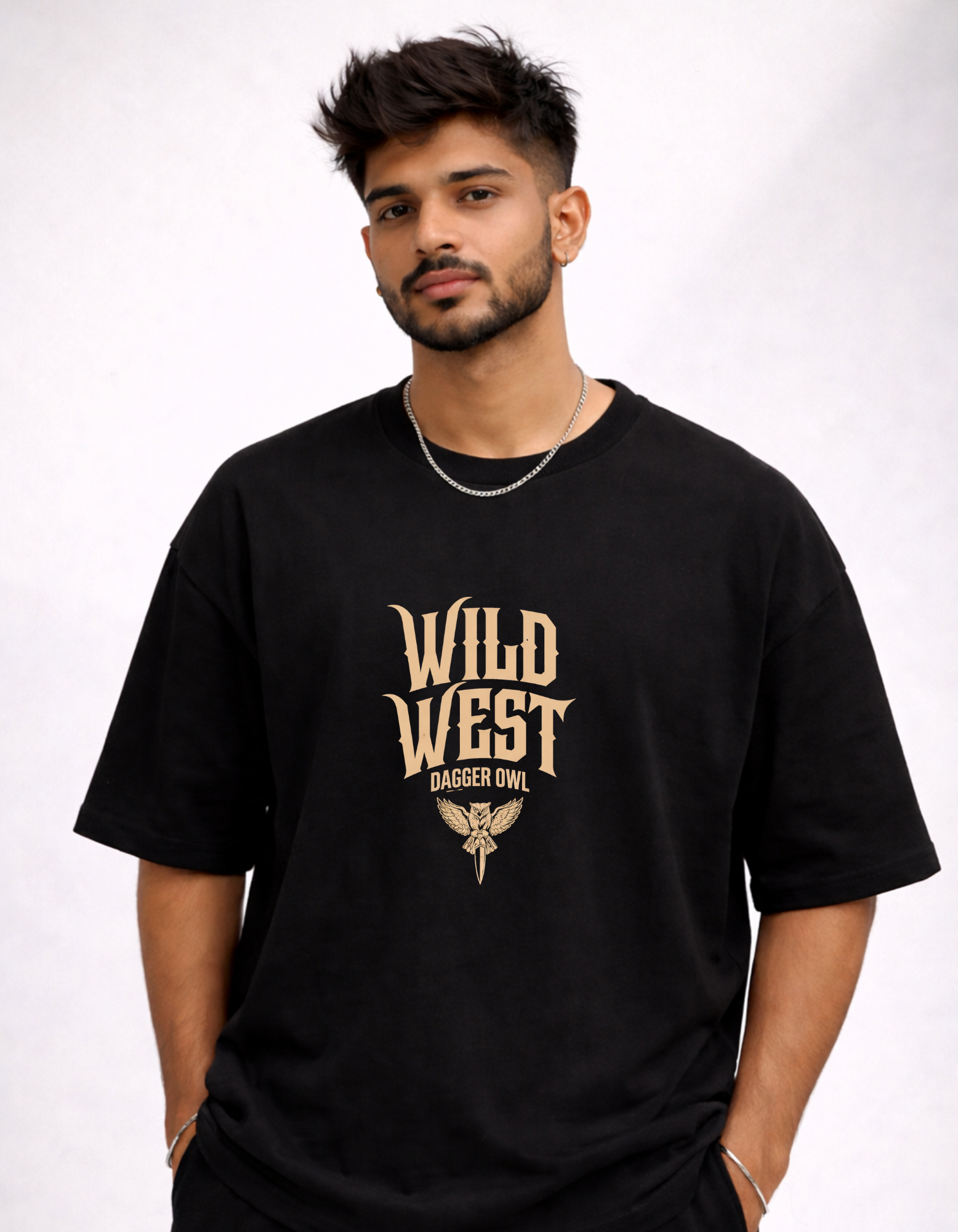 OUTLAW DRIP Puff Oversized T-SHIRT