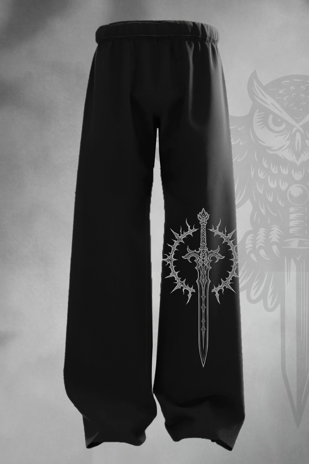 ANGLE SWORDLINE BAGGY PANTS