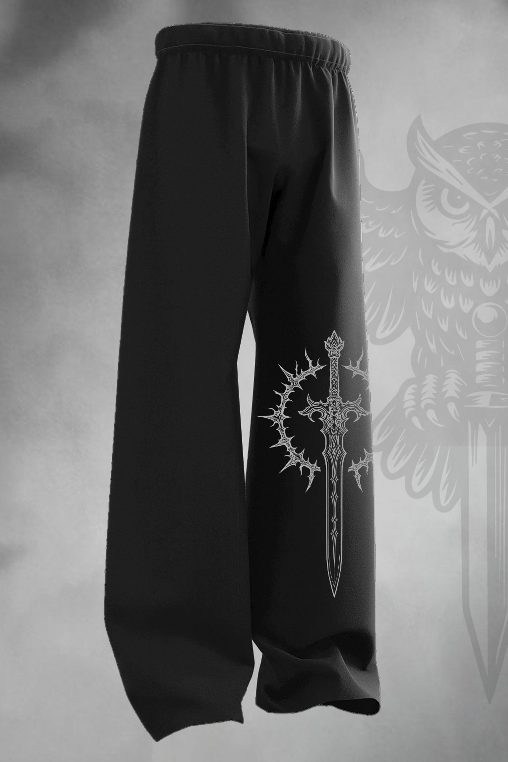 ANGLE SWORDLINE BAGGY PANTS