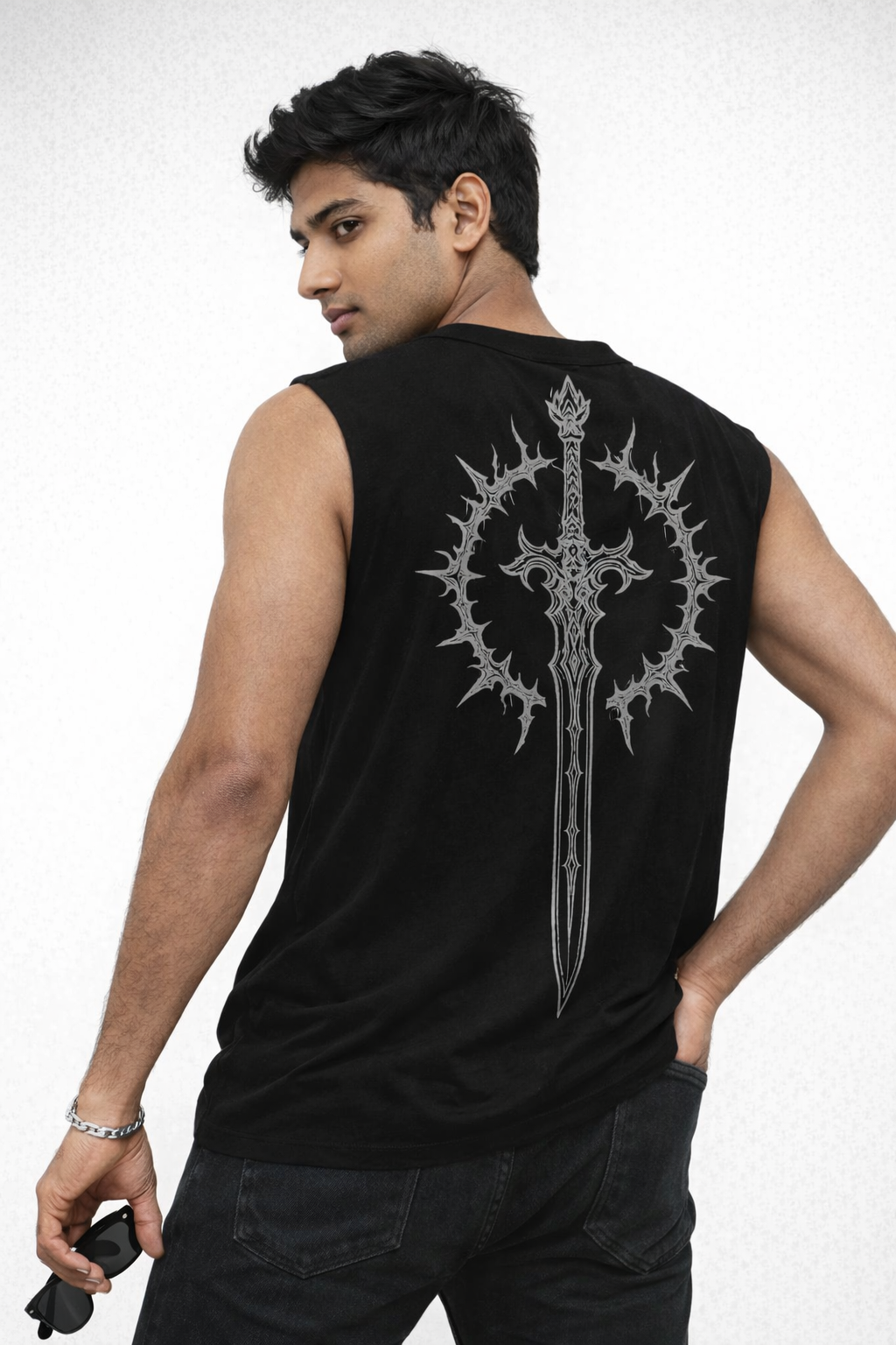 ANGLE SWORDLINE TANK TOP